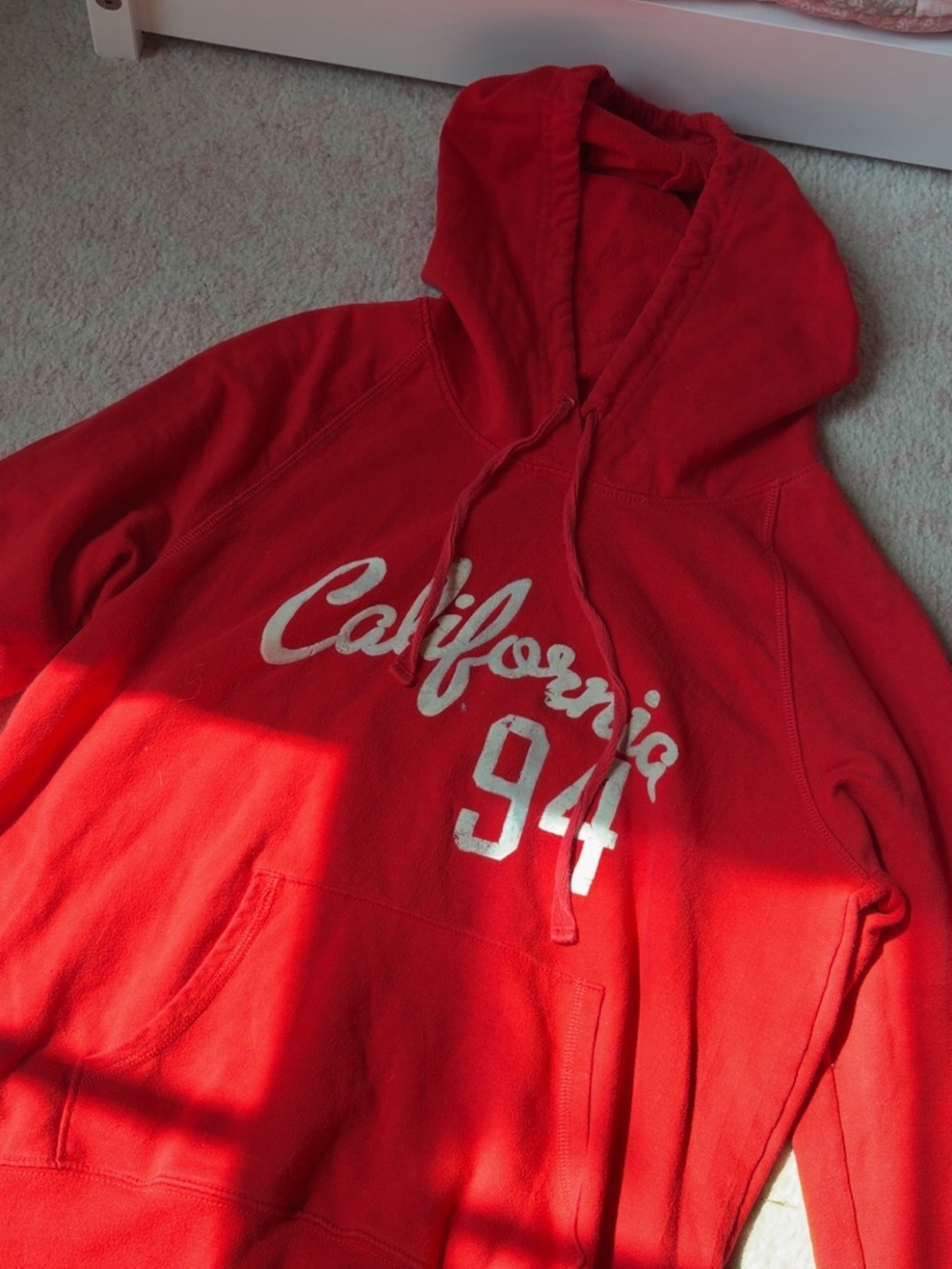 Old Navy Red Pullover Hoodie